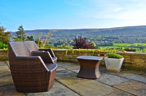 The view from Catherine's parents' home.